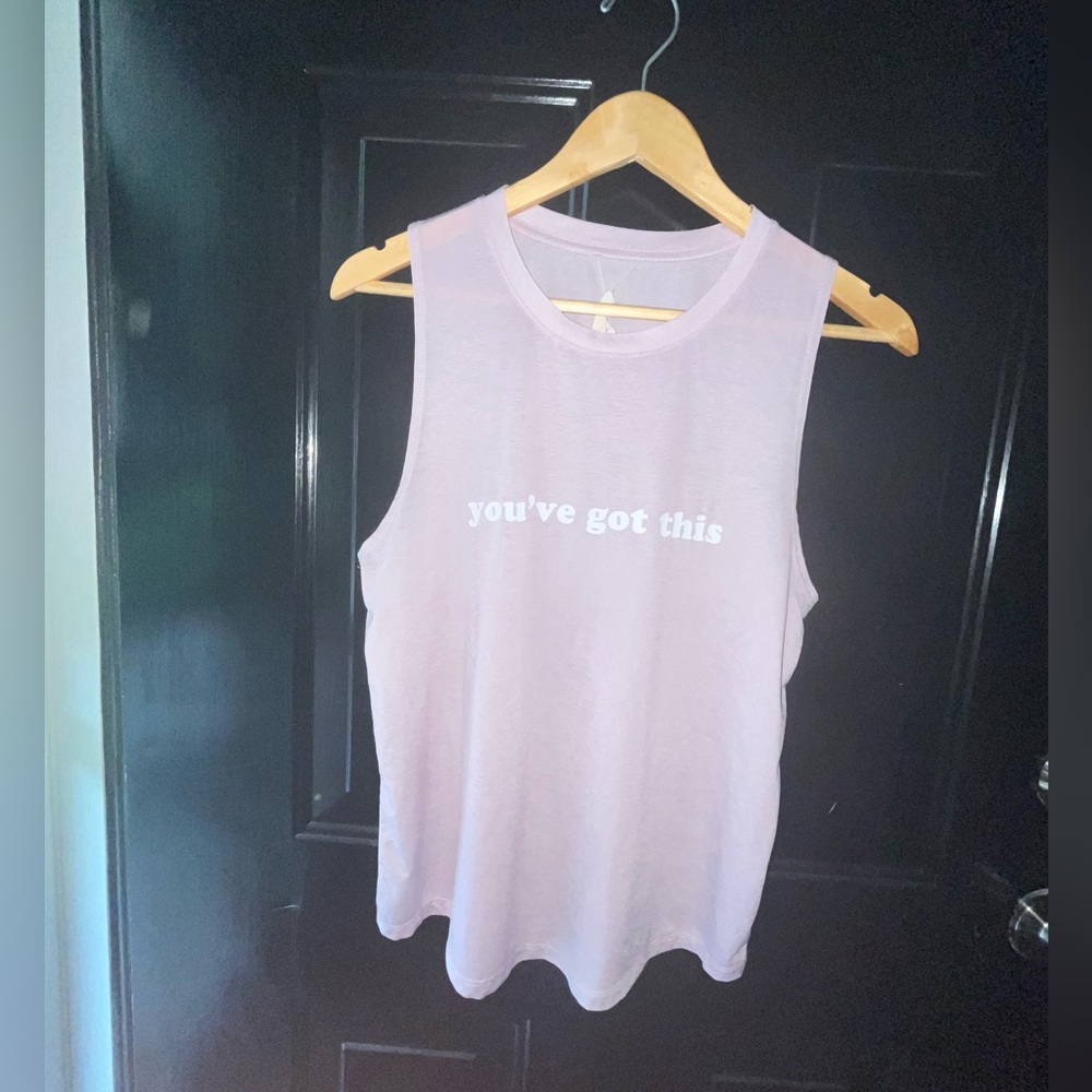 🙏🏾 NWOT Spiritual Gangster “You’ve Got This” Tank Top - Blush Pink - Size Med
